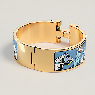 HERMES お洒落 ブレスレット 上品 Clic Clac H Les Mustangs II clic-clac-h-les-mustangs-ii-